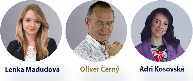 Oliver Černý-Lenka Madudová-Adriana Kosovská